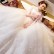 Wedding dress 2021 new bride married Korean style large size tailing white long-sleeved princess round neck