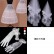 Three-piece bridal wedding dress 2021 new Korean wedding wedding dress skirt gloves veil white wedding dress with accessories