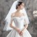 Satin wedding dress 2021 new bride one shoulder simple Hepburn was thin female little man Sen super fairy trailing winter