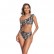 Factory direct sales of new European and American bikini hot style ruffled swimwear split one-shoulder swimsuit wholesale