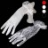Three-piece bridal wedding dress 2021 new Korean wedding wedding dress skirt gloves veil white wedding dress with accessories