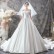 Satin wedding dress 2021 new bride one shoulder simple Hepburn was thin female little man Sen super fairy trailing winter