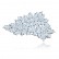 Brooch, copper inlaid with 3A zircon, bright and gorgeous ladies' clothing accessories, accessories