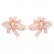 Light rain earrings AAA zircon ladder square earrings fashion European and American popular bridal earrings factory wholesale