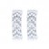 Moyu's new Korean style inlaid zircon earrings, personalized fashion pearl earrings