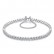Platinum-plated copper inlaid zircon fashion women's bracelet Korean style simple women's bracelet