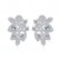 Qianye new European and American fashion copper inlaid zircon earrings women's sweet earrings factory wholesale