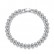 Roman simple fashion copper inlaid zircon bracelet ladies bracelet gemstone bracelet