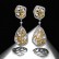 Qingge Manwu Earrings AAA Zircon Inlaid European and American Fashion Atmospheric Earrings Manufacturers Wholesale Gift Women