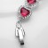 Love 6*6 Valentine's Day Pavé Inlaid Hearts and Arrows Zircon Bracelet Gift