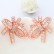 Light rain earrings AAA zircon ladder square earrings fashion European and American popular bridal earrings factory wholesale