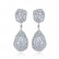 Qingge Manwu Earrings AAA Zircon Inlaid European and American Fashion Atmospheric Earrings Manufacturers Wholesale Gift Women