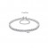 Platinum-plated copper inlaid zircon fashion women's bracelet Korean style simple women's bracelet