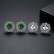 Bi芰 new copper inlaid zircon women's earrings Korean fashion style earrings