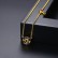 New style gold-plated copper inlaid zircon personality clavicle chain Fashion temperament women's necklace