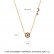 New style gold-plated copper inlaid zircon personality clavicle chain Fashion temperament women's necklace