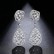 Qingge Manwu Earrings AAA Zircon Inlaid European and American Fashion Atmospheric Earrings Manufacturers Wholesale Gift Women