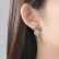 Pineapple Stud Earrings Fashion Temperament Short Hair Women's Fruit Earrings Gold Plated Zirconium Earrings