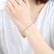 Platinum-plated copper inlaid zircon fashion women's bracelet Korean style simple women's bracelet