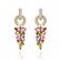 AAA zircon earrings don't wear late autumn earrings European and American fashion exaggerated jewelry factory wholesale women