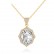 Egg-shaped copper inlaid 3A zircon irregular Korean pendant necklace women's jewelry manufacturers