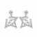 Korean version of AAA zircon beads earrings, ladies' temperament bead earrings, wholesale women