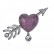 Picchute Arrow Brooch AAA Zircon New Korean Fashion Women's Heart-shaped Corsage Jacket Pin