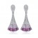 Red dream earrings skirt hem, creative personality, fashion zircon earrings earrings factory wholesale
