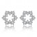 Snow White Earrings Korean Style Zircon Fashion Simple Women's Small Earrings Small Jewelry