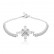 Snowflake claw chain bracelet AAA zircon fashion simple women's jewelry home wholesale female gifts