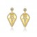 Zhongying new Korean style personalized earrings Dongdaemun fashion golden star earrings