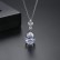 Women's new AAA zircon water drop necklace Korean style explosive fashion copper inlaid zircon factory wholesale