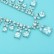 Buyueyin Set Necklace High-end Atmospheric Women's Jewelry Fashionable Bridal Dinner Accessories