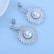 Copper Inlaid 3A Zircon Fashion Pearl Women's Earrings Wholesale Gifts