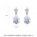 Women's new style AAA zircon water drop earrings Korean style explosion style fashion copper inlaid zircon factory wholesale