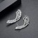 Pian Pian ear bone clip European and American fashion copper inlaid 3A zircon silver needle ear hook wholesale jewelry factory wholesale