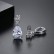 Women's new style AAA zircon water drop earrings Korean style explosion style fashion copper inlaid zircon factory wholesale
