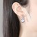 Women's new style AAA zircon water drop earrings Korean style explosion style fashion copper inlaid zircon factory wholesale