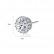 Dot AAA zircon earrings fashion earrings female Korean style earrings simple earrings