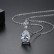 Women's new AAA zircon water drop necklace Korean style explosive fashion copper inlaid zircon factory wholesale