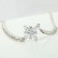 Snowflake claw chain bracelet AAA zircon fashion simple women's jewelry home wholesale female gifts