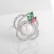 Korean style ferris wheel earrings, shell beads earrings, wholesale women's gifts