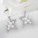 Korean version of AAA zircon beads earrings, ladies' temperament bead earrings, wholesale women
