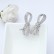 Lucky Bow Earrings Atmospheric Korean AAA Zircon Women's Earrings