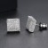 Earrings European and American fashion copper inlaid zirconium square ladies earrings earrings manufacturers wholesale supply