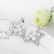 Korean version of AAA zircon beads earrings, ladies' temperament bead earrings, wholesale women