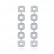AAA Zircon Twin Door Earrings Long Style Fashionable OL Style Earrings Wholesale Women