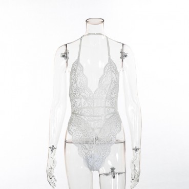 Spring and summer new BODYSUITS sexy women's lace jumpsuit