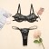 Women's two-tone sexy lace flower sexy lingerie