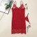 New European and American sling women's sexy pajamas nightdress lace waist skirt